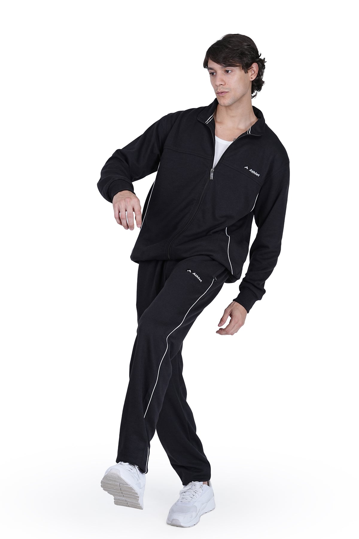Men's Contrast Stripe Tracksuit Set - 802425