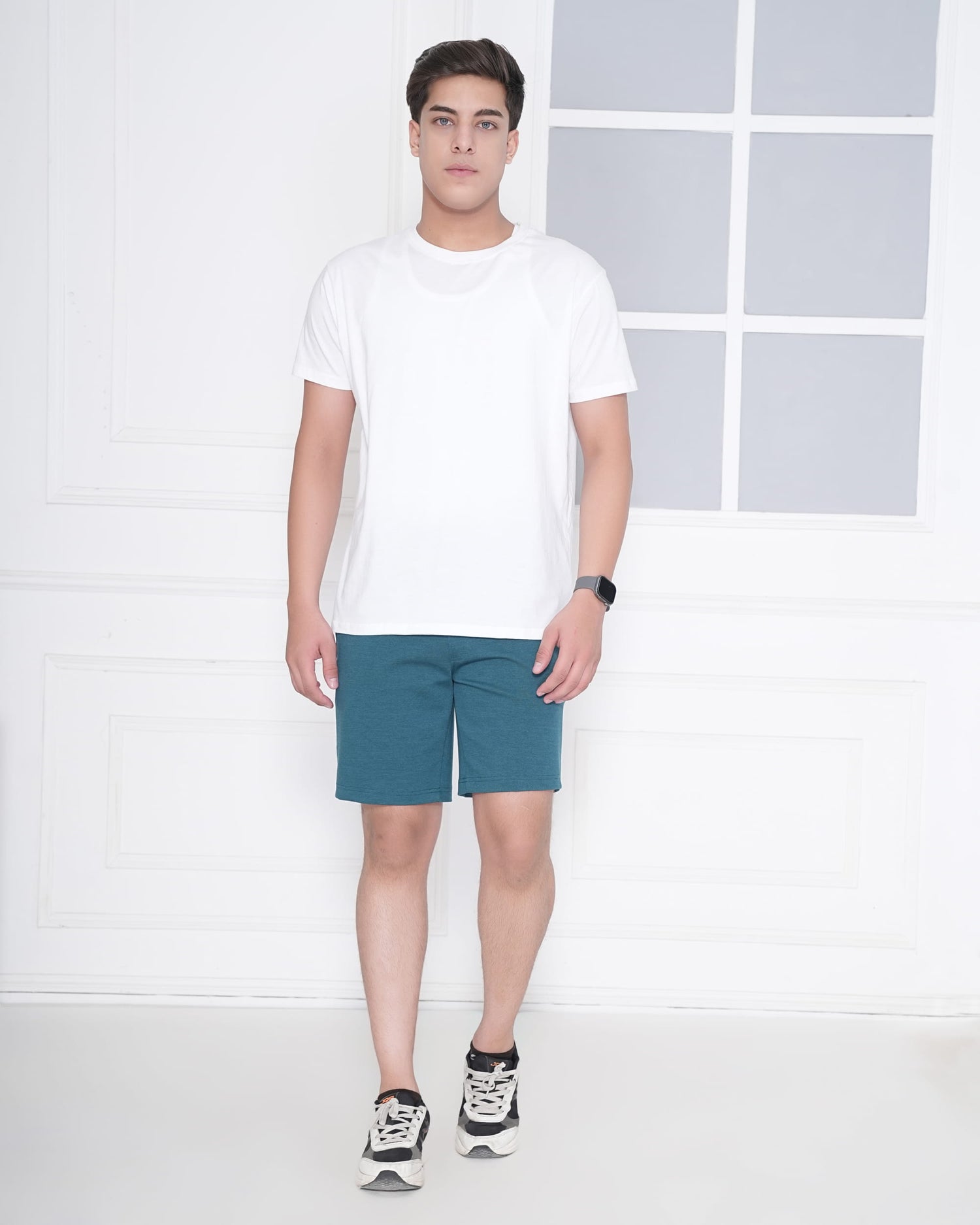 Premium Slub Knit Casual Shorts