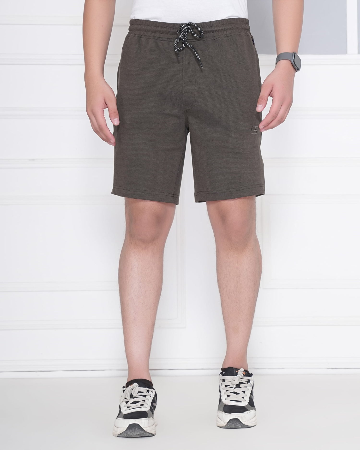 Premium Slub Knit Casual Shorts