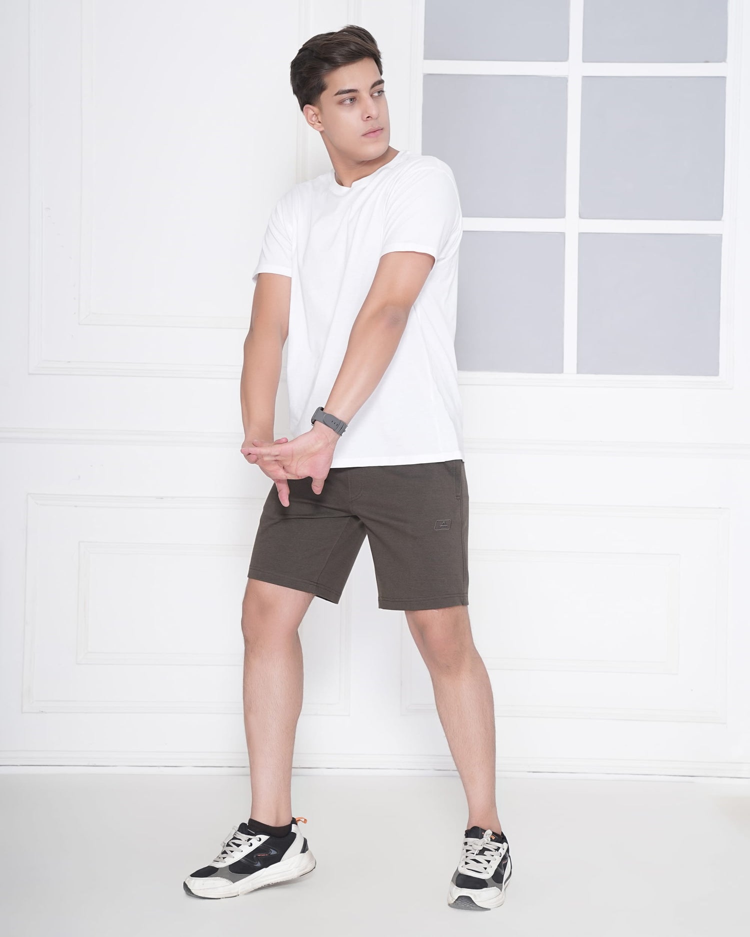 Premium Slub Knit Casual Shorts