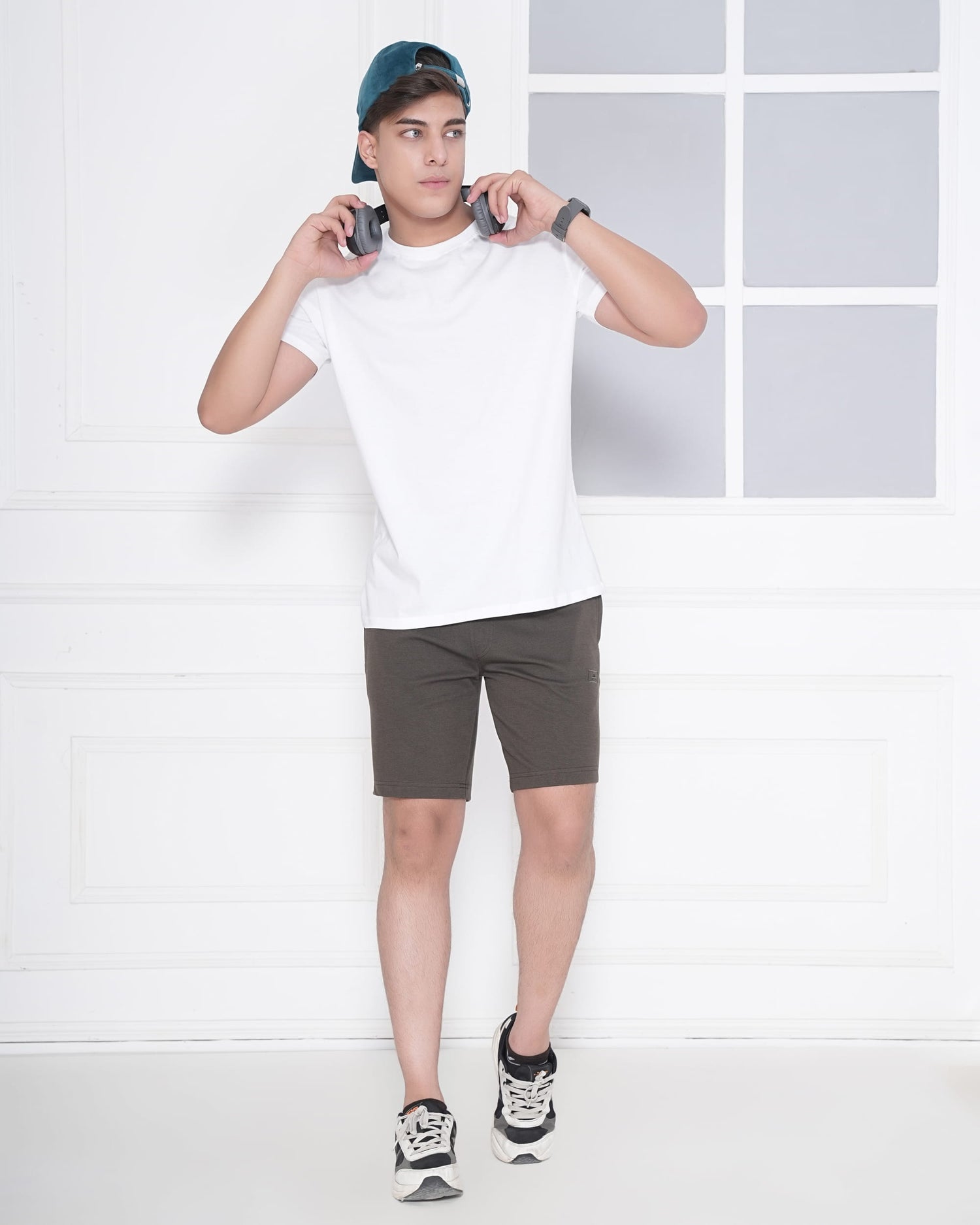Premium Slub Knit Casual Shorts