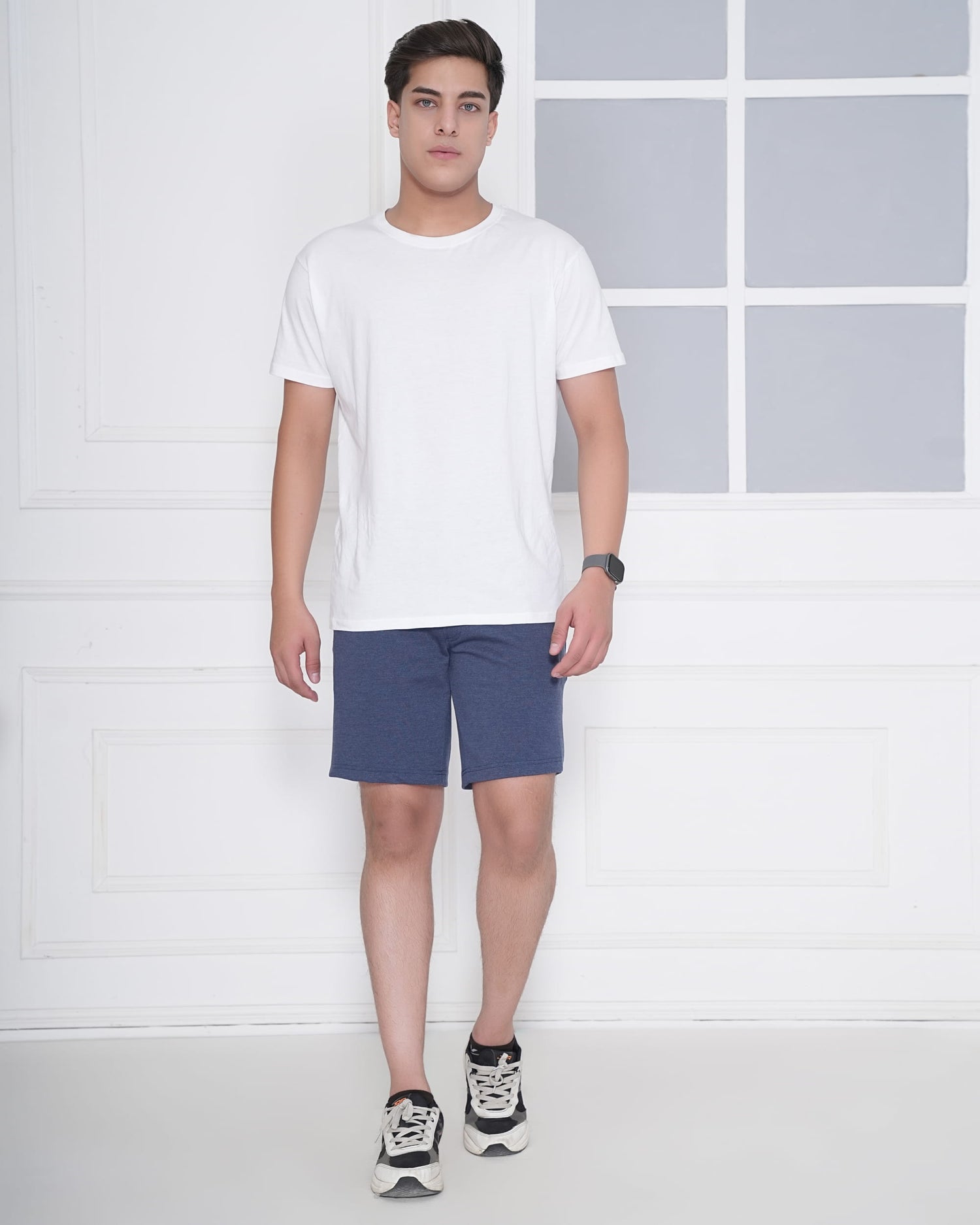 Premium Slub Knit Casual Shorts