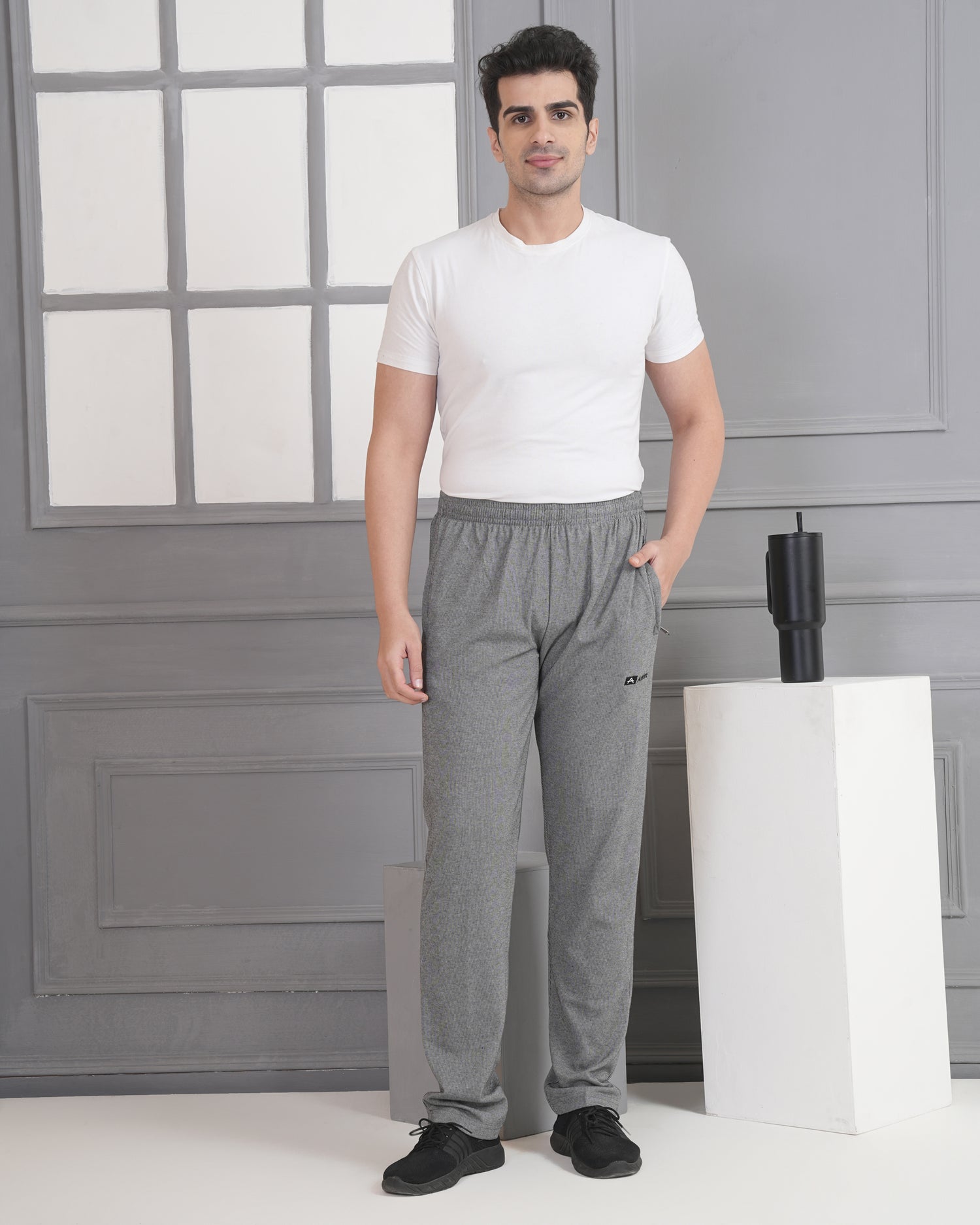 Self Lined Cotton Hosiery Track Pants - 691RF