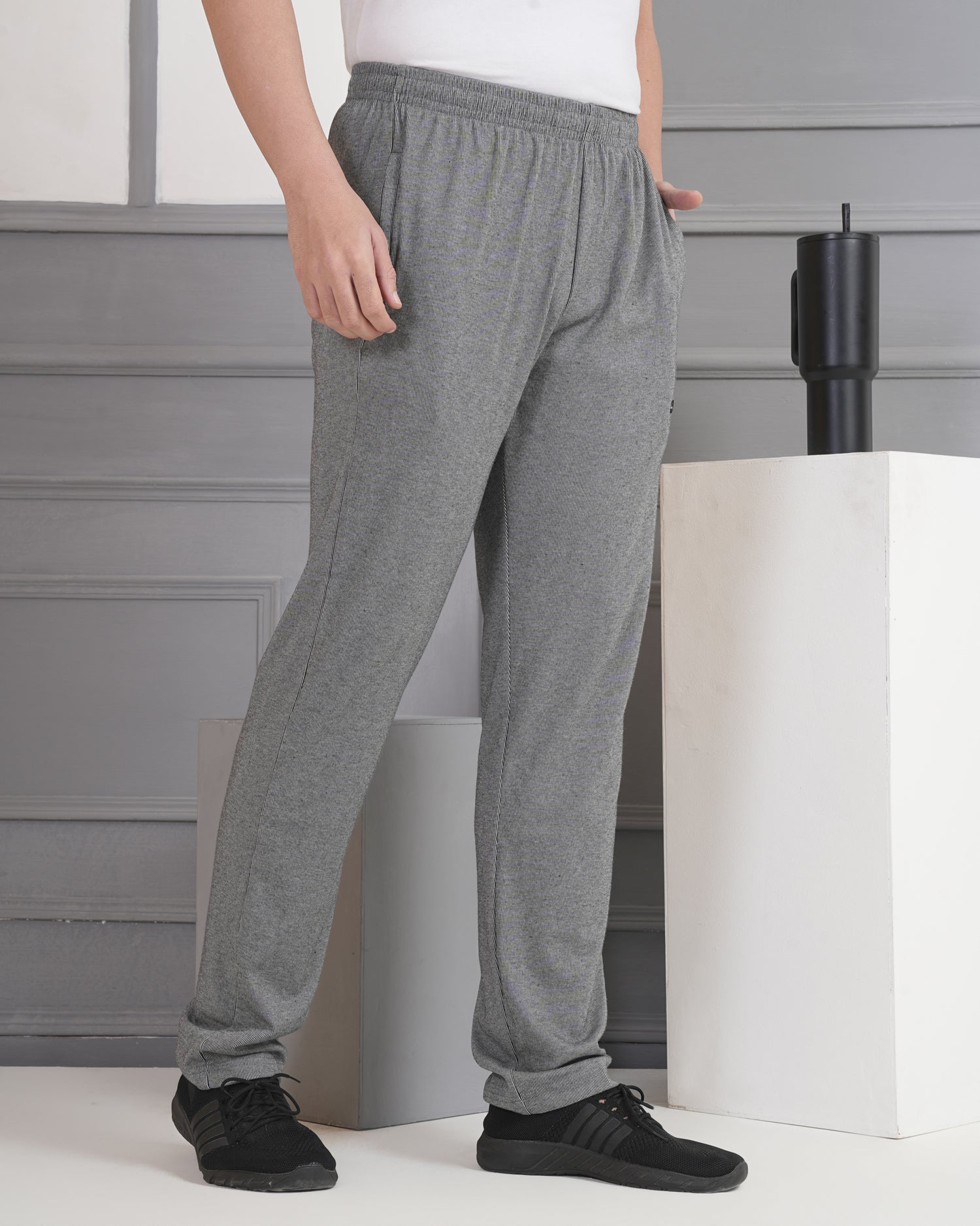 Self Lined Cotton Hosiery Track Pants - 691RF