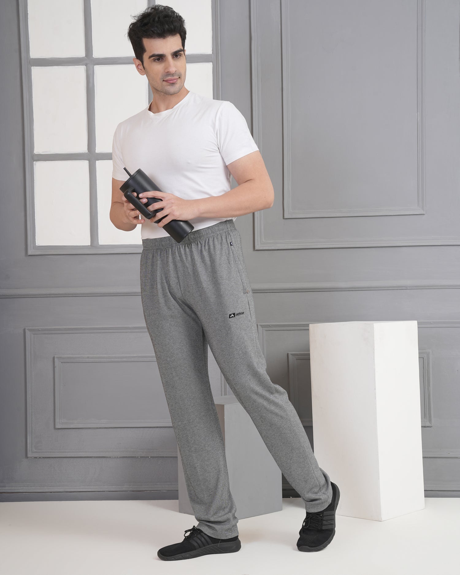 Self Lined Cotton Hosiery Track Pants - 691RF