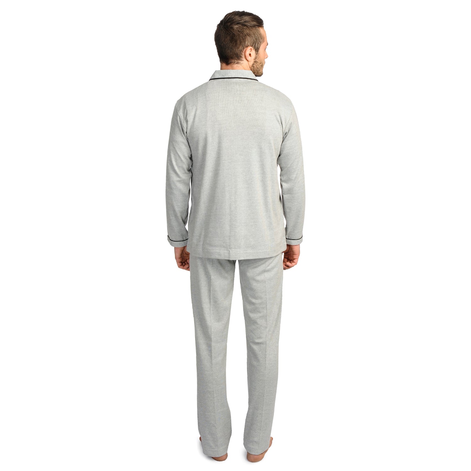 Front Button Pajama Set - Relaxed Fit NIghtsuit - 822 FS