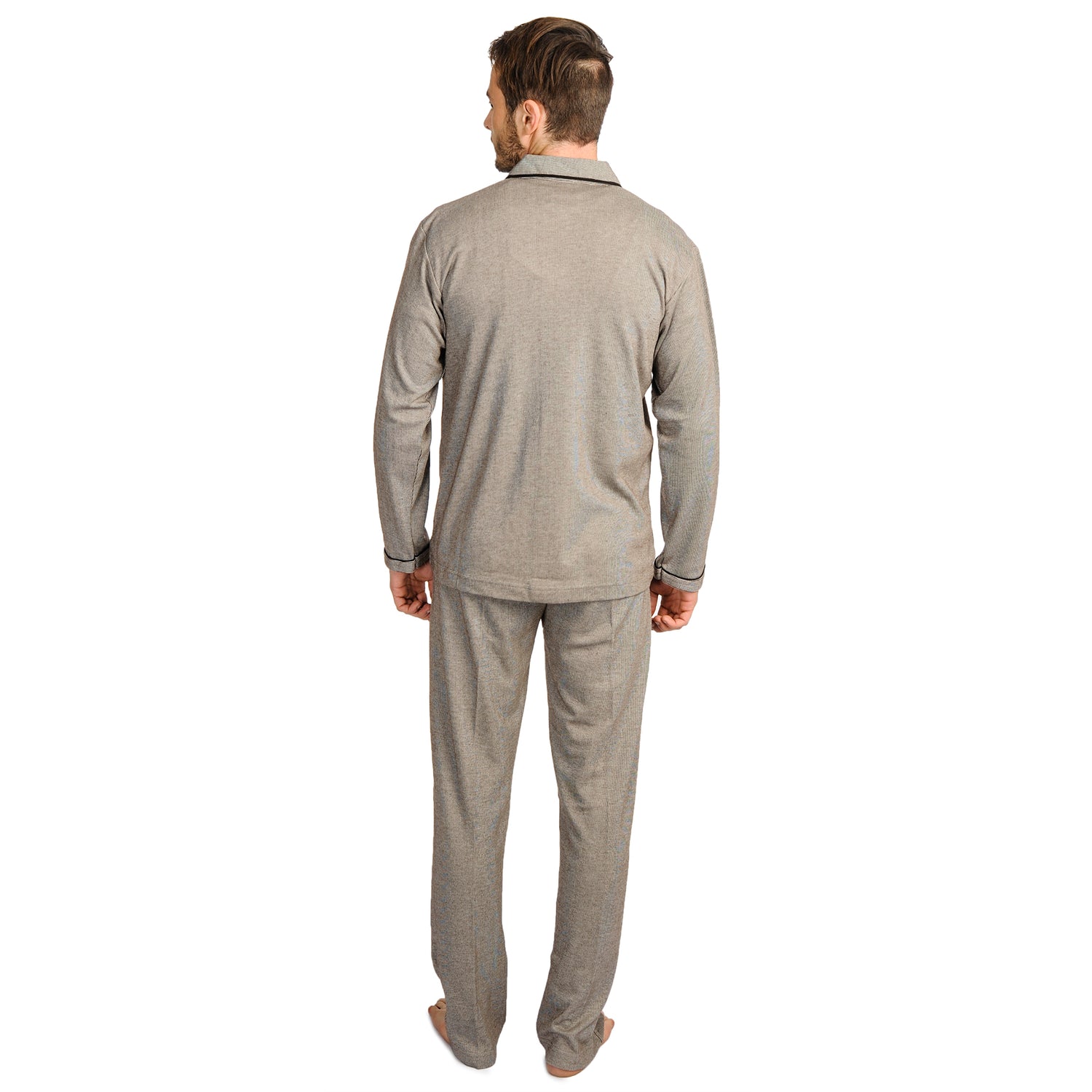 Front Button Pajama Set - Relaxed Fit NIghtsuit - 822 FS