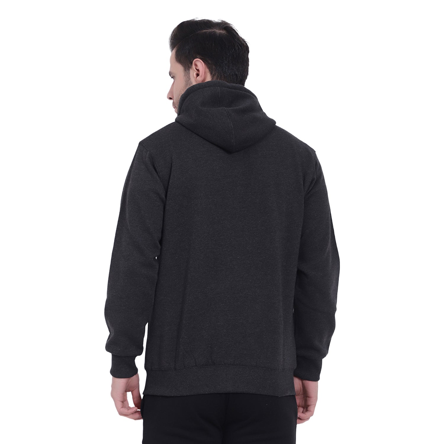 Full-Zip Three Thread Fleece Hoodie - 402311