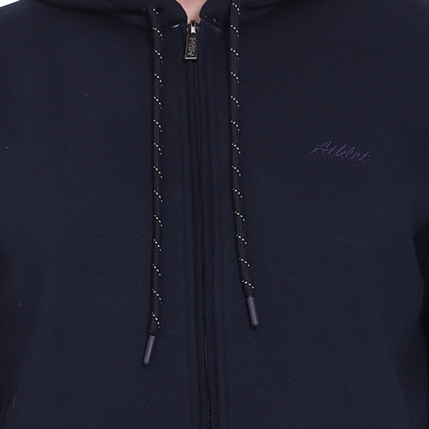 Full-Zip Three Thread Fleece Hoodie - 402311