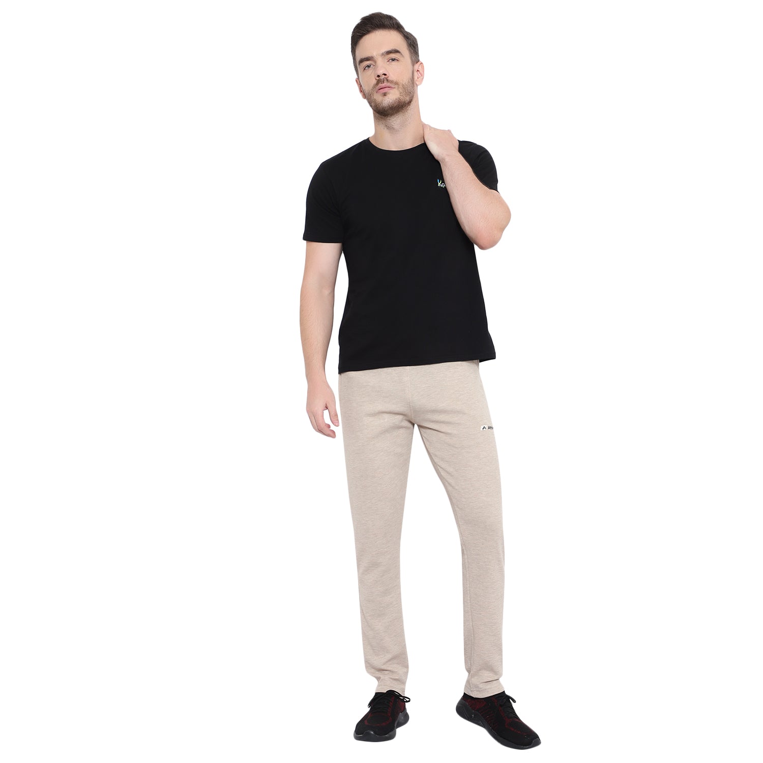 Slim Fit Self Pattern Trackpant -680