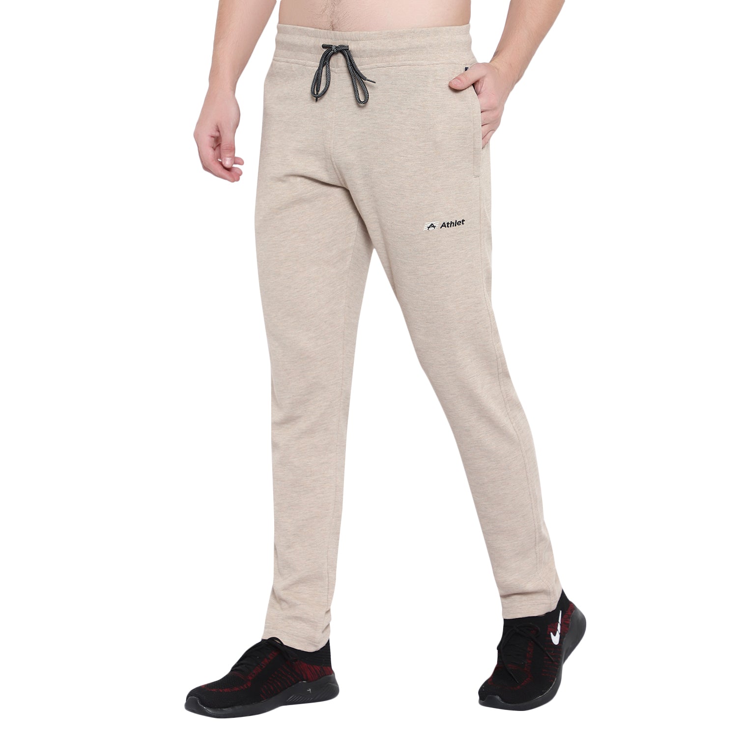 Slim Fit Self Pattern Trackpant -680