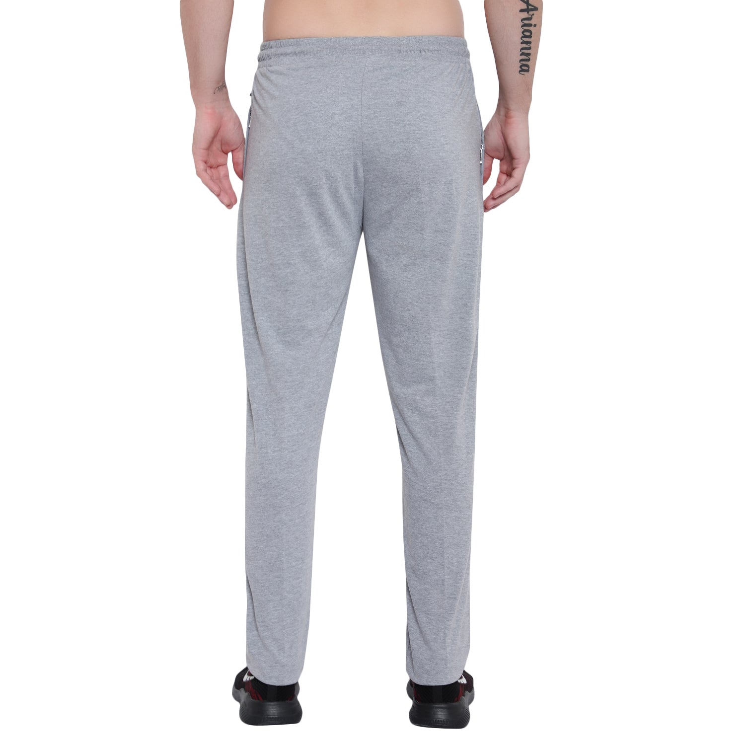 Men’s Cotton Track Pants – Regular Fit, Zipper Pockets, Minimal Design 608