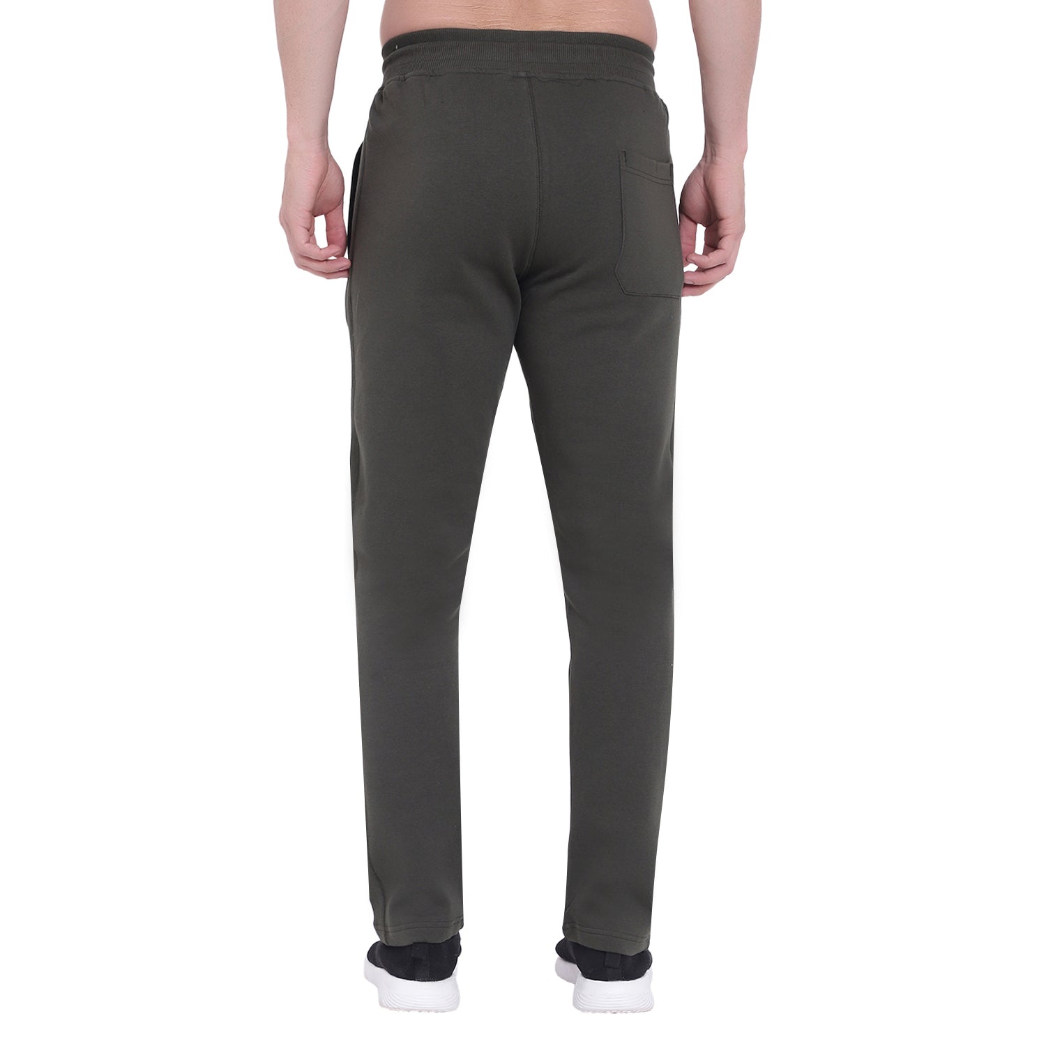 Slim Fit Solid Track Pants for Men & Unisex – Very Warm with Zip Pockets -911