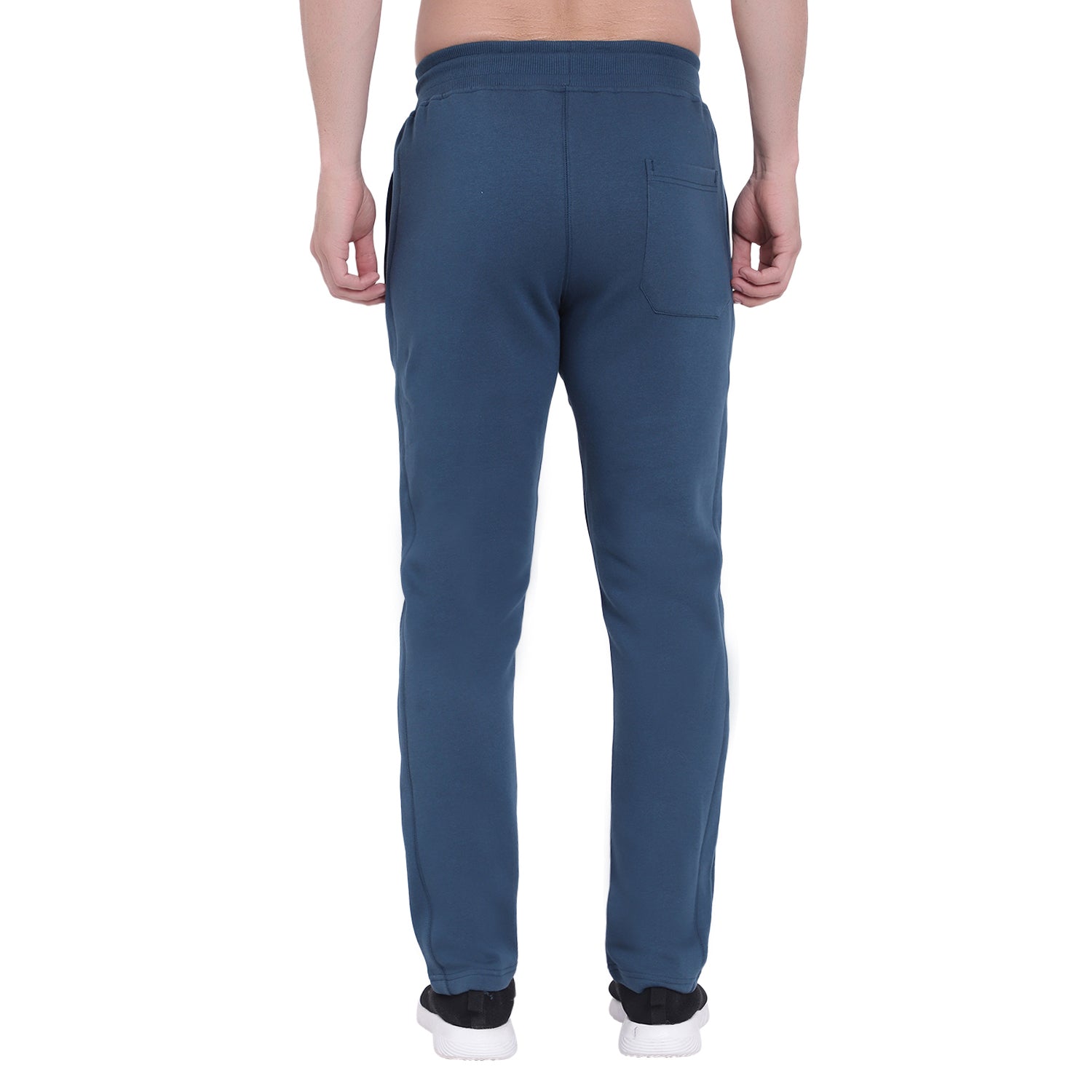Slim Fit Solid Track Pants for Men & Unisex – Very Warm with Zip Pockets -911