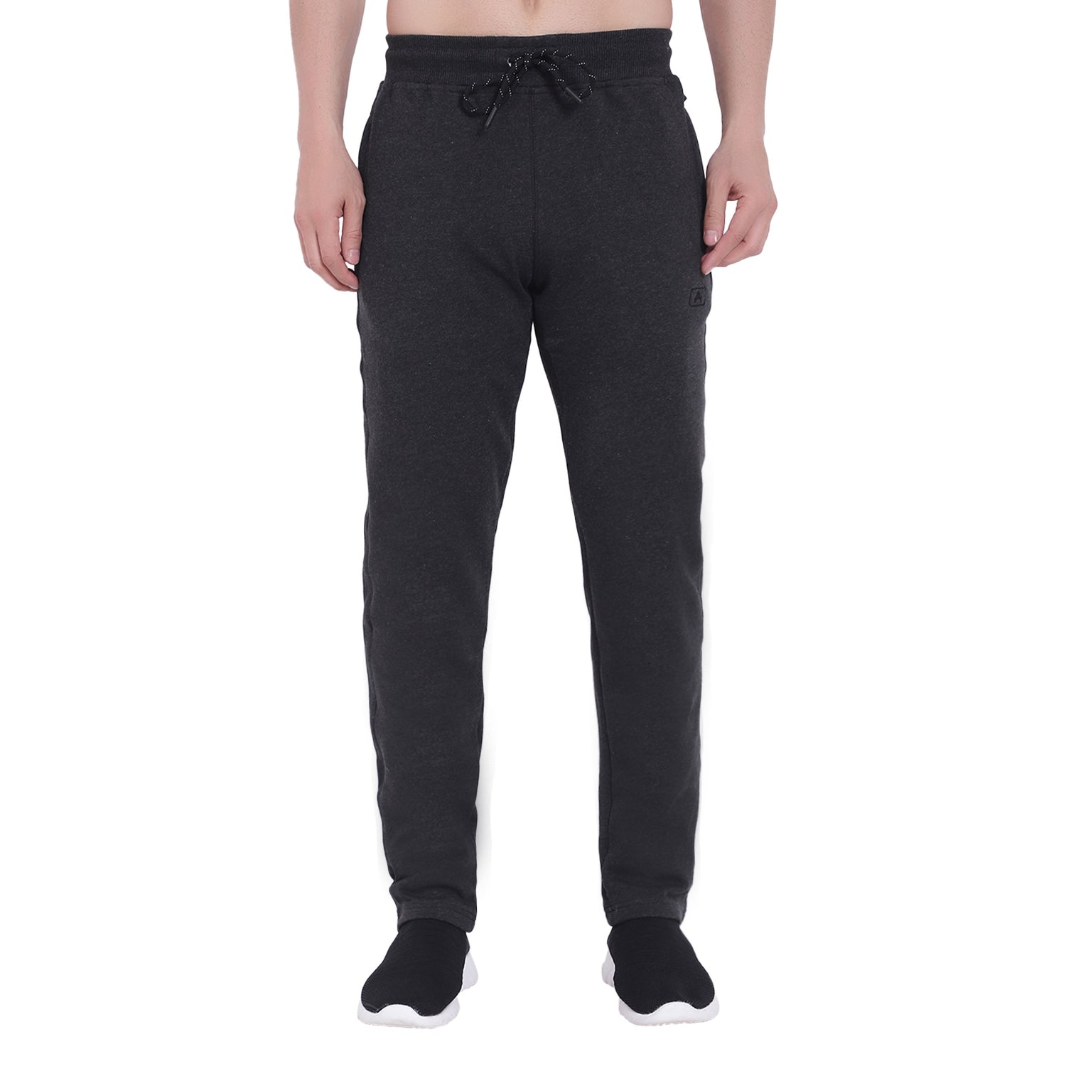 Slim Fit Solid Track Pants for Men & Unisex – Very Warm with Zip Pockets -911