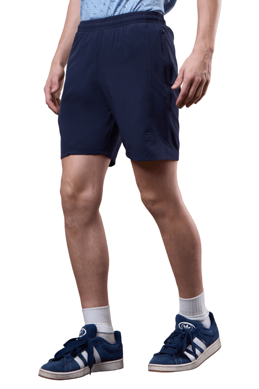 Men’s NS Sports Shorts – Regular Fit, Minimal Design with Zipper Pockets - 1301