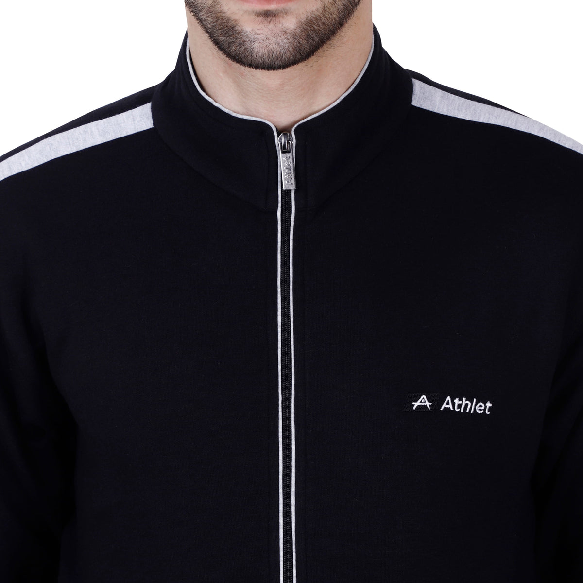 Men's Athletic Full-Zip Tracksuit Set - 8057