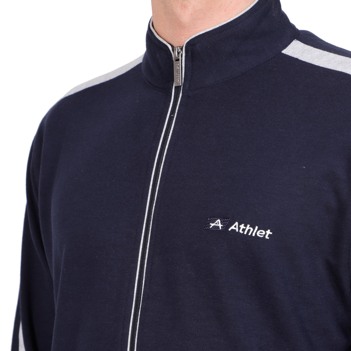 Men's Athletic Full-Zip Tracksuit Set - 8057