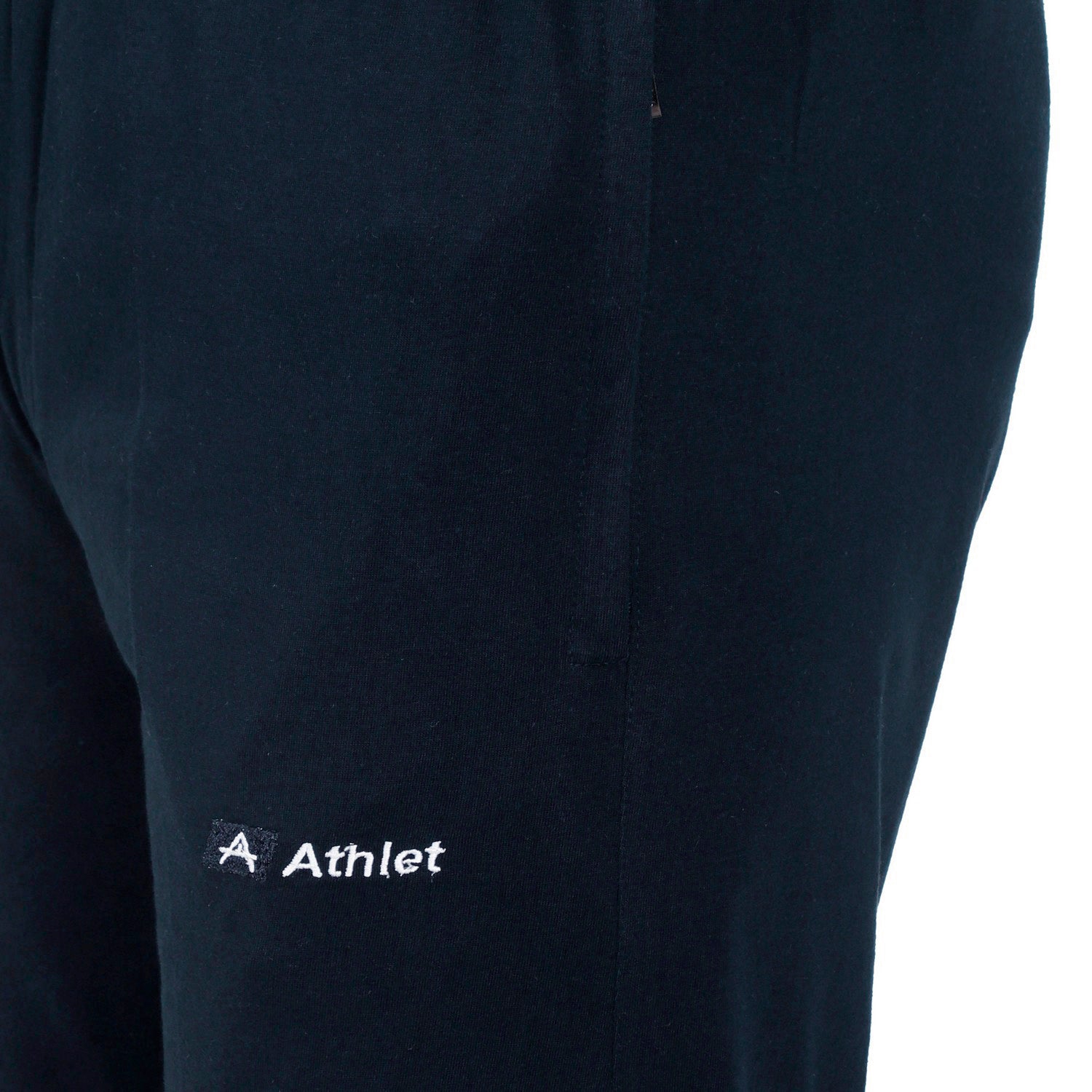 Cotton Track Pants with Front Zip & Back Pocket - 606