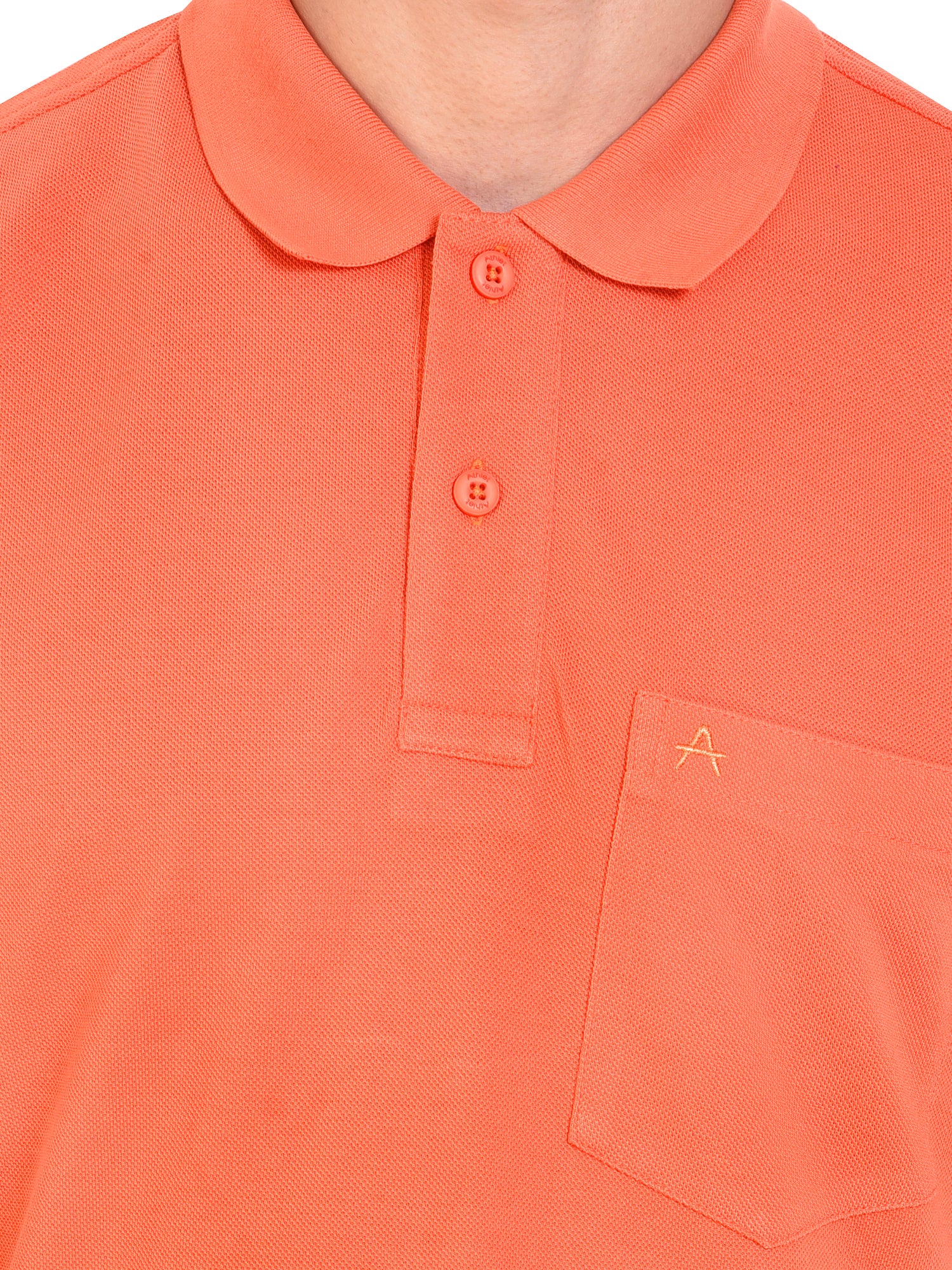 Casual Solid Matty Polo TShirt Chest Pocket - 1004 HS