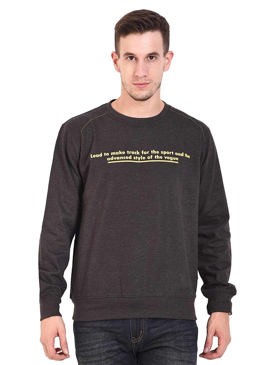 mens round neck sweatshirt