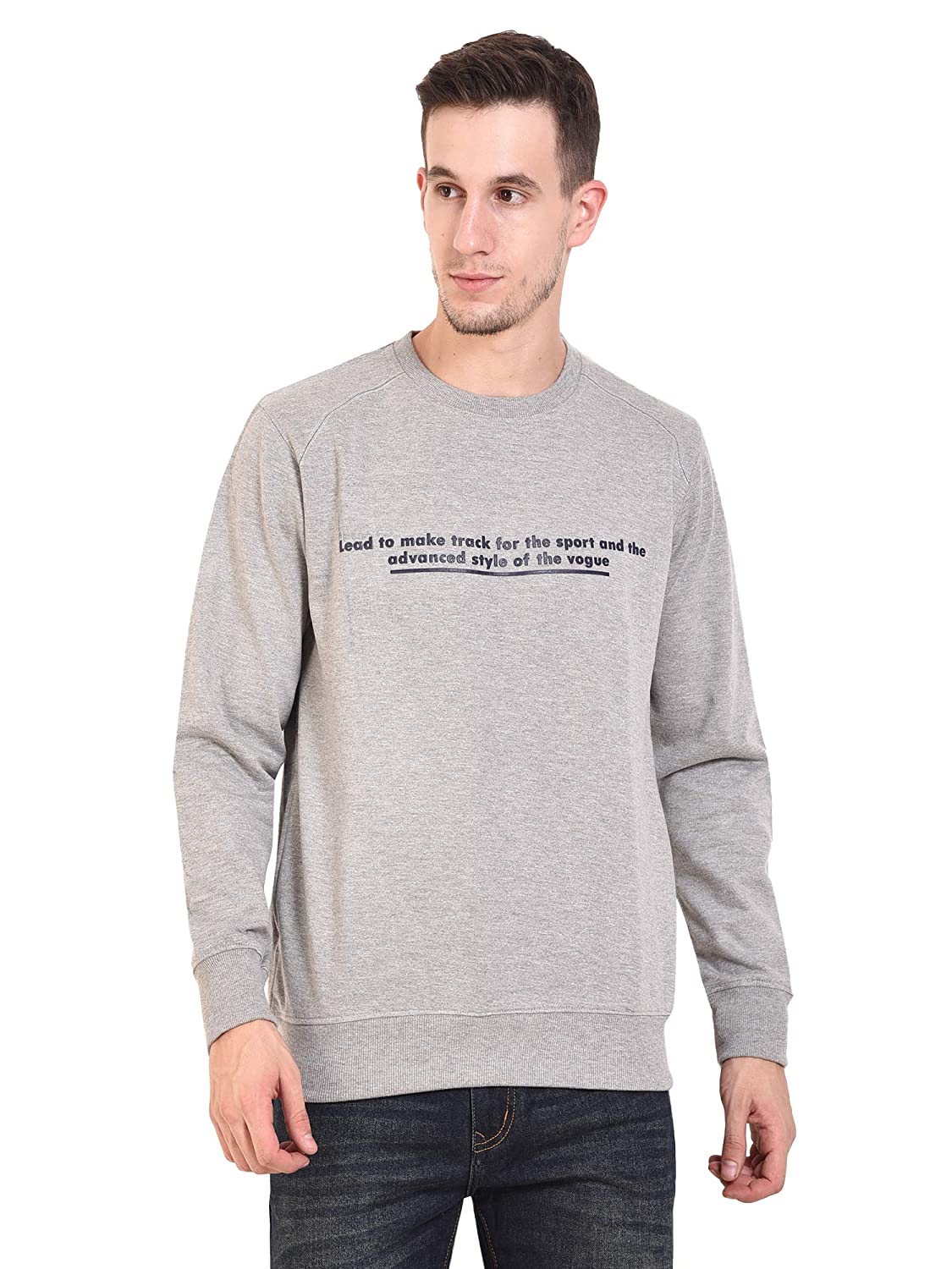 mens round neck sweatshirt